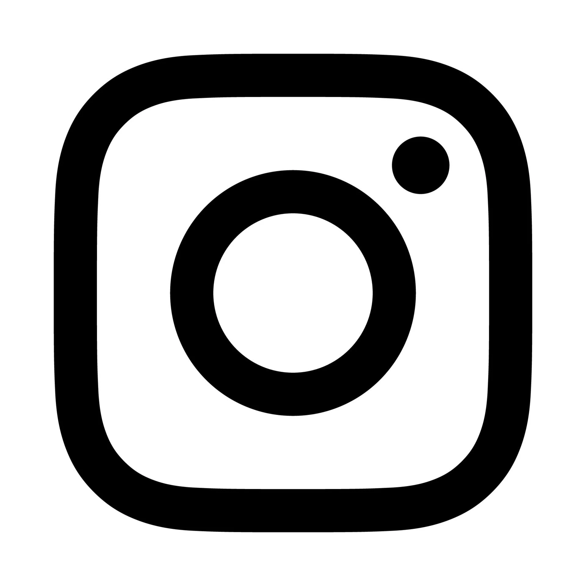 Vecteezy instagram black logo on transparent background 14414683